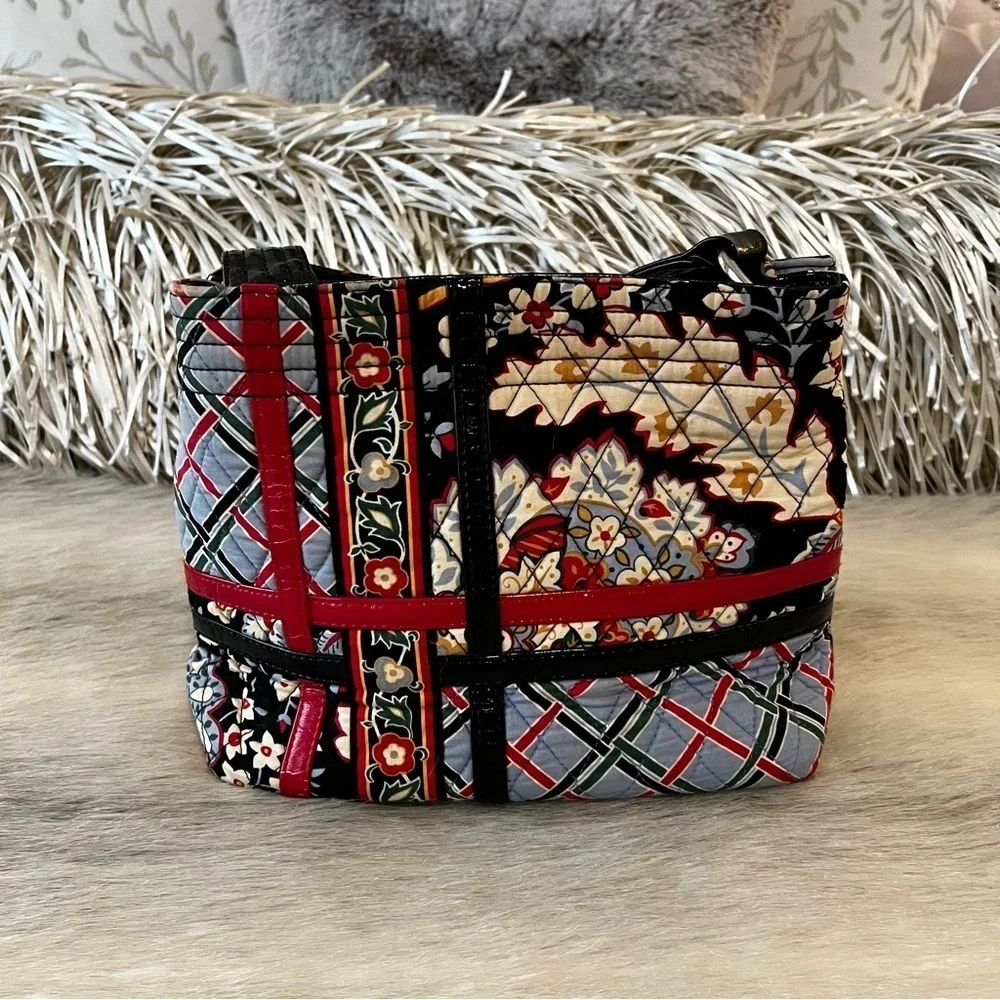 VERA BRADLEY Versailles 2010 Tote Sweet Versailles Bag Patent Leather Patchwork